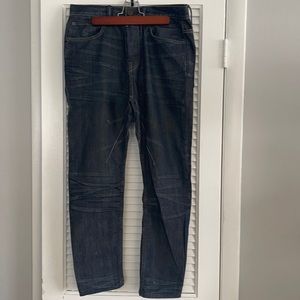 Men’s Vintage All Saints NFL Short Kick Denim